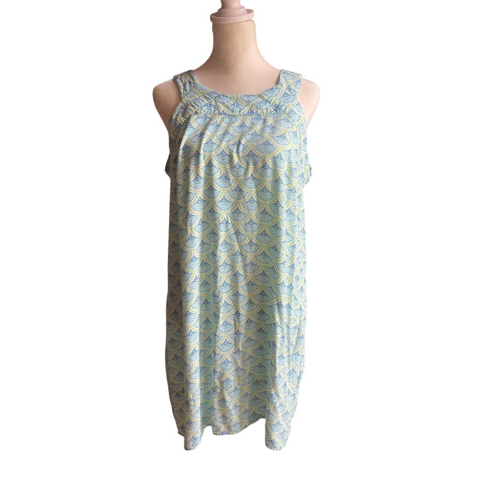 Women’s Size M Escapada Seashell Print Casual Shift Mini Dress